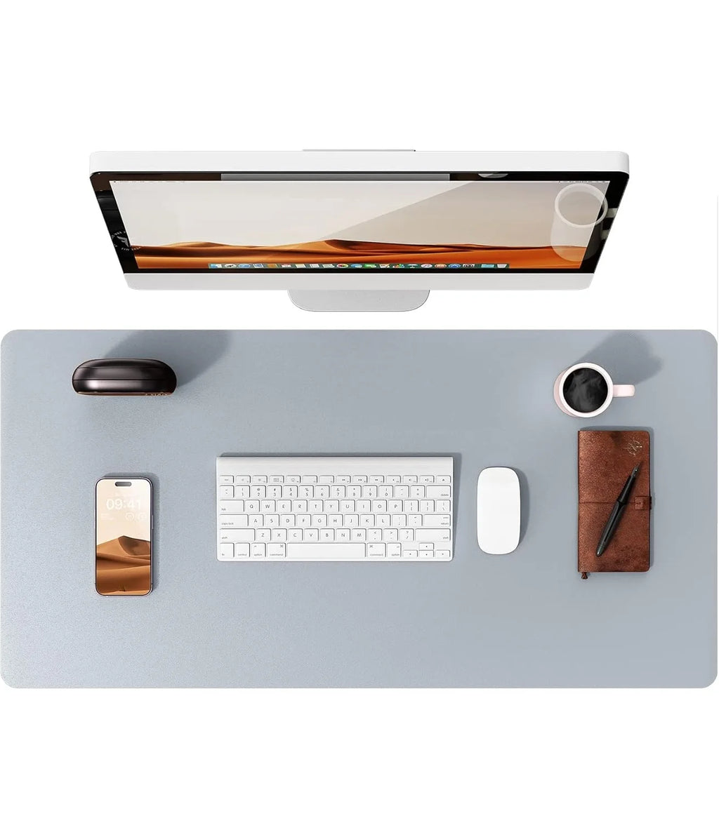 PU Leather Desk Mat – Large Office & Mouse Pad