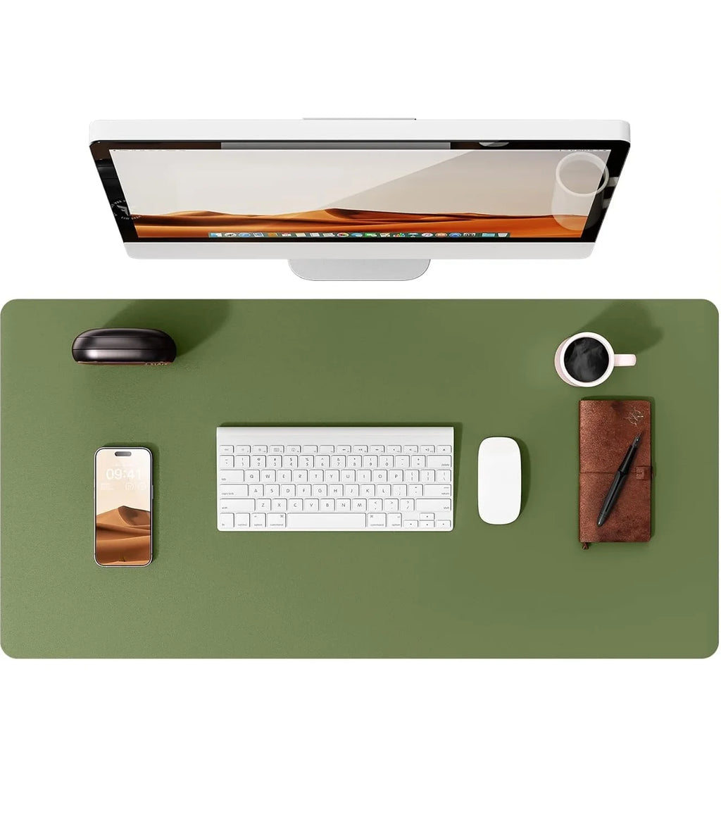 PU Leather Desk Mat – Large Office & Mouse Pad