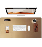 PU Leather Desk Mat – Large Office & Mouse Pad