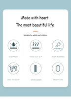 White PU Suede Desk Mat