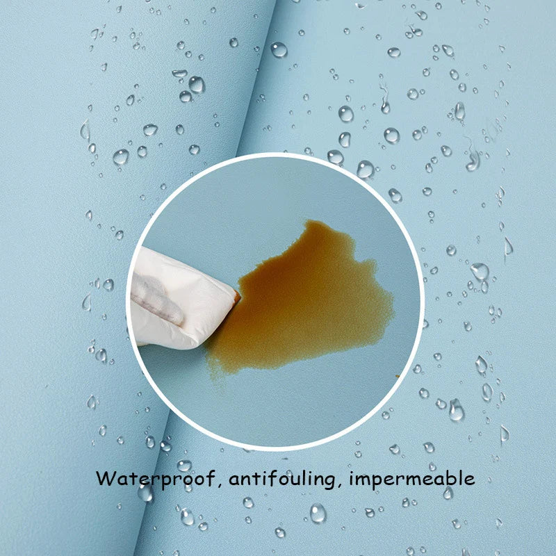 White PU Suede Desk Mat