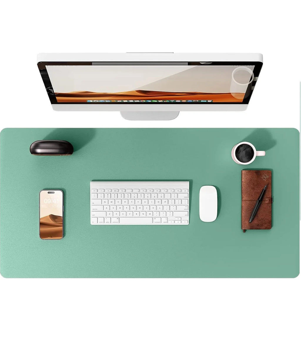 PU Leather Desk Mat – Large Office & Mouse Pad