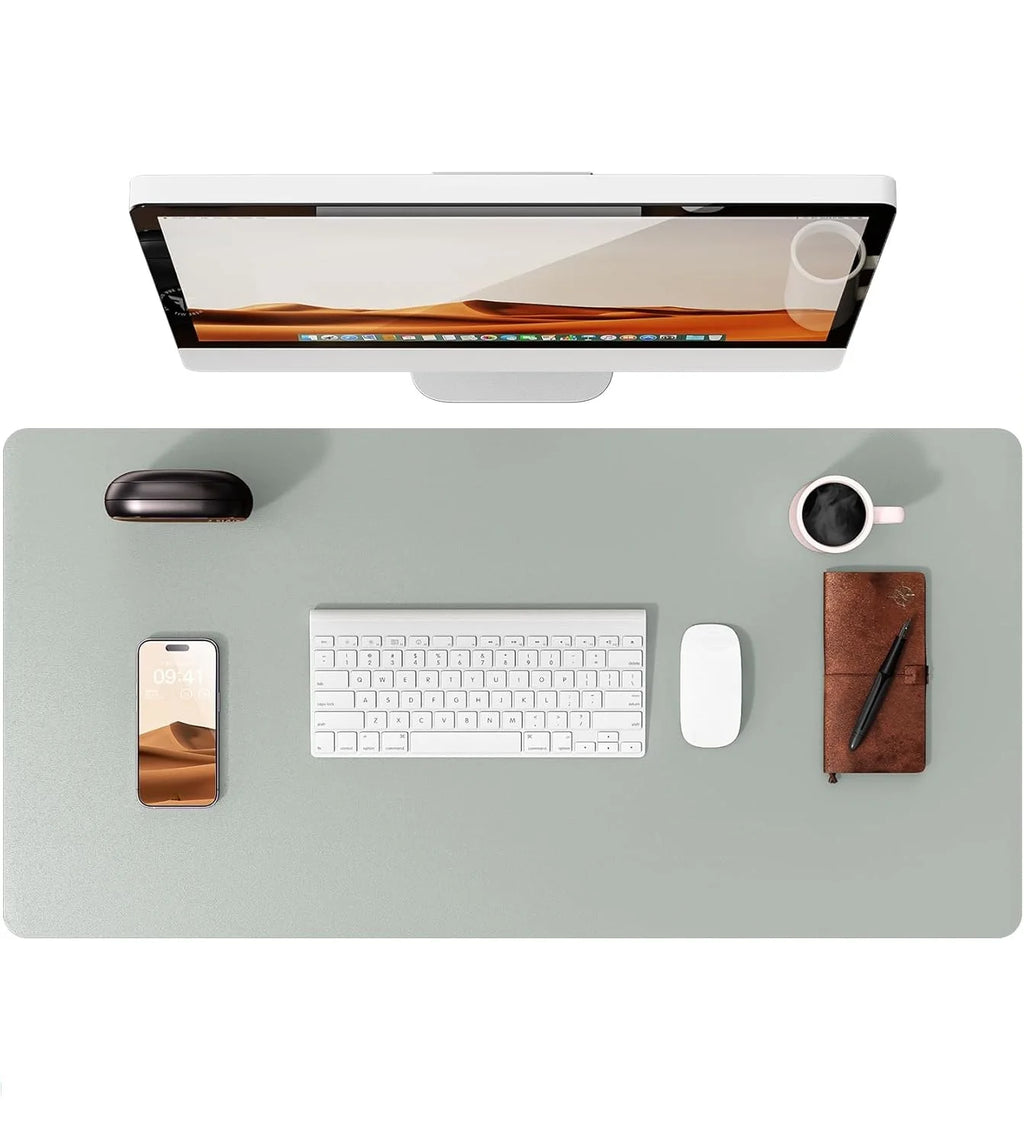 PU Leather Desk Mat – Large Office & Mouse Pad