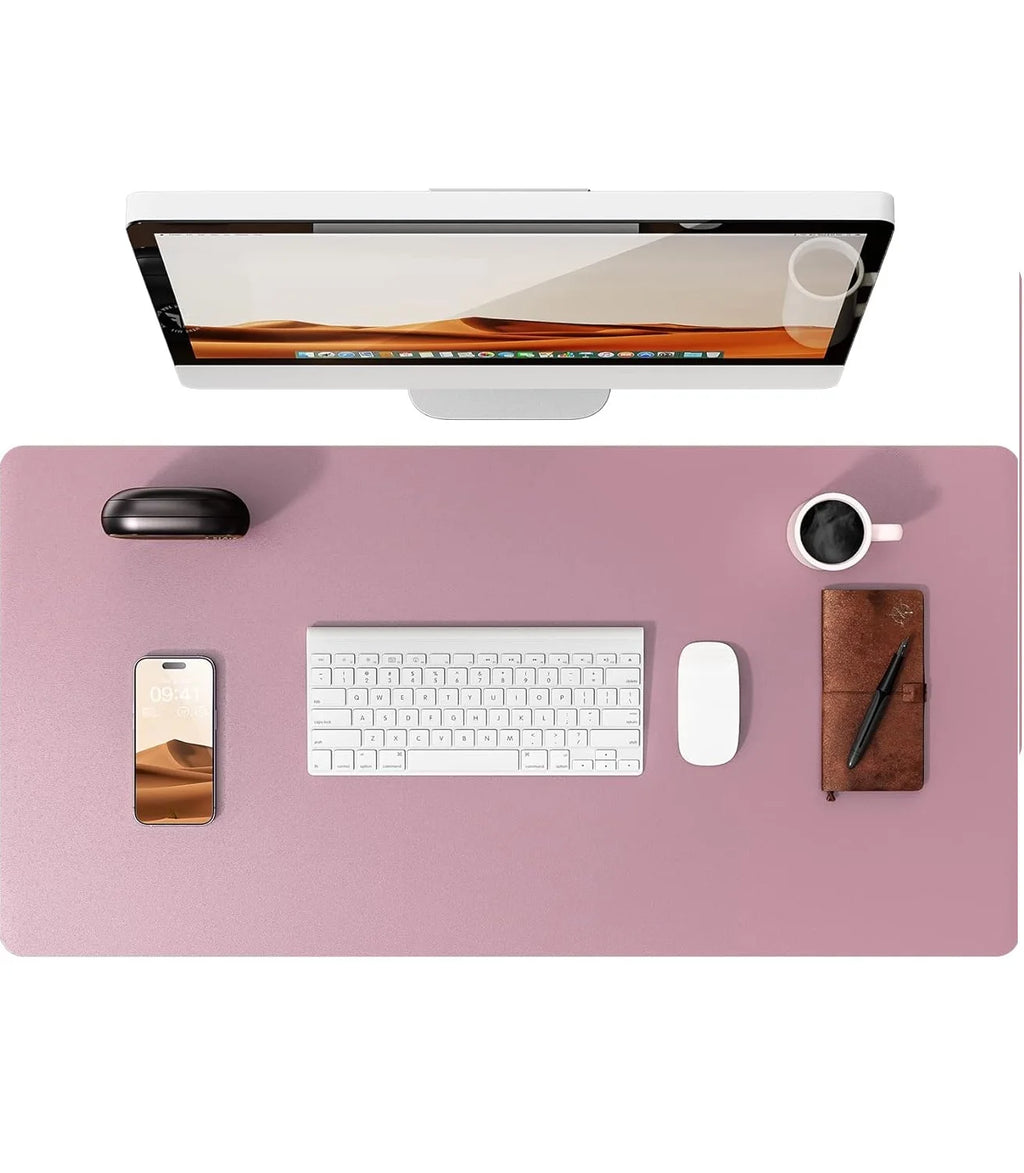 PU Leather Desk Mat – Large Office & Mouse Pad