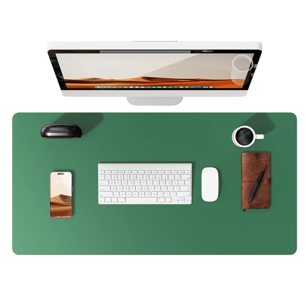 PU Leather Desk Mat – Large Office & Mouse Pad