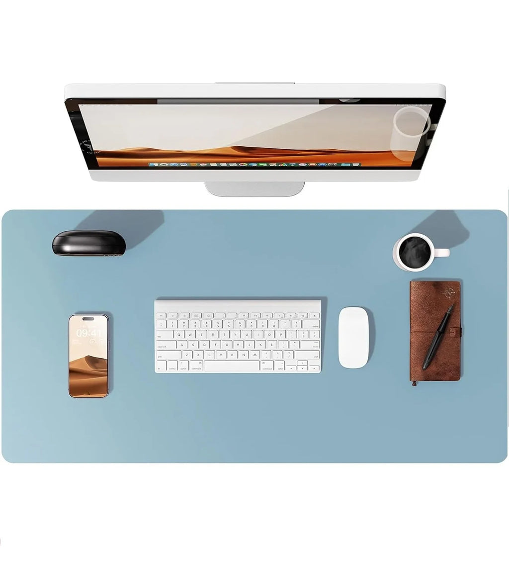 PU Leather Desk Mat – Large Office & Mouse Pad