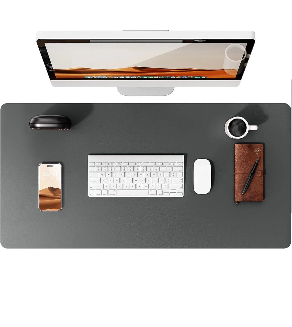 PU Leather Desk Mat – Large Office & Mouse Pad