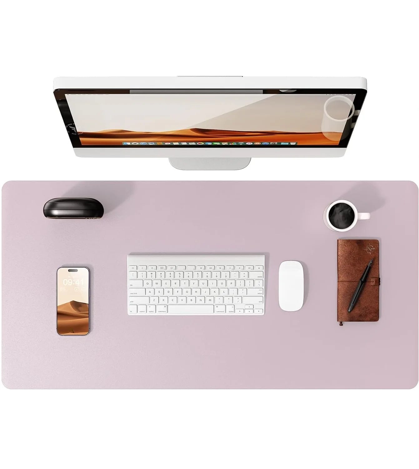 PU Leather Desk Mat – Large Office & Mouse Pad